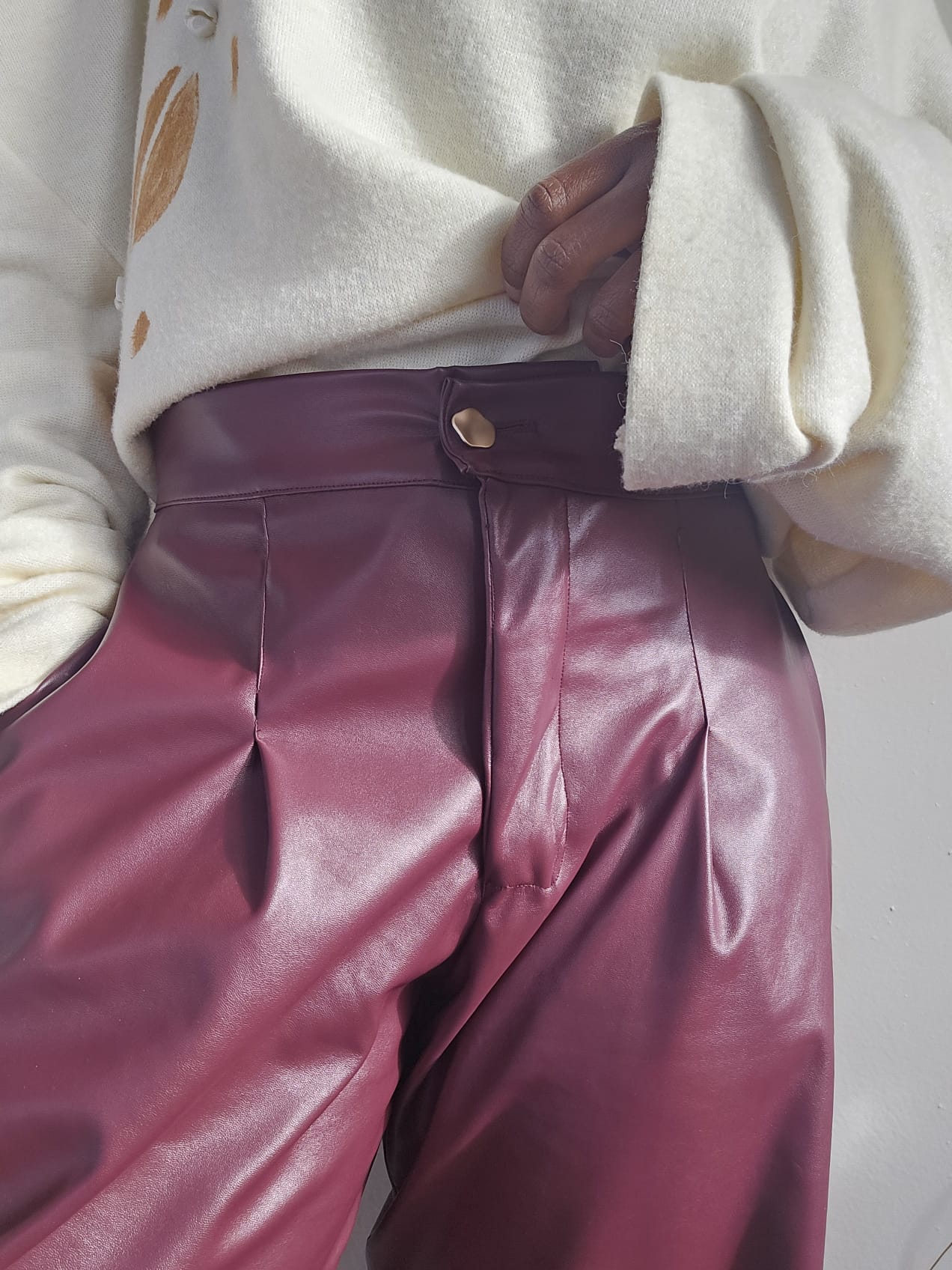 Pantalon SIEL3 simili cuir