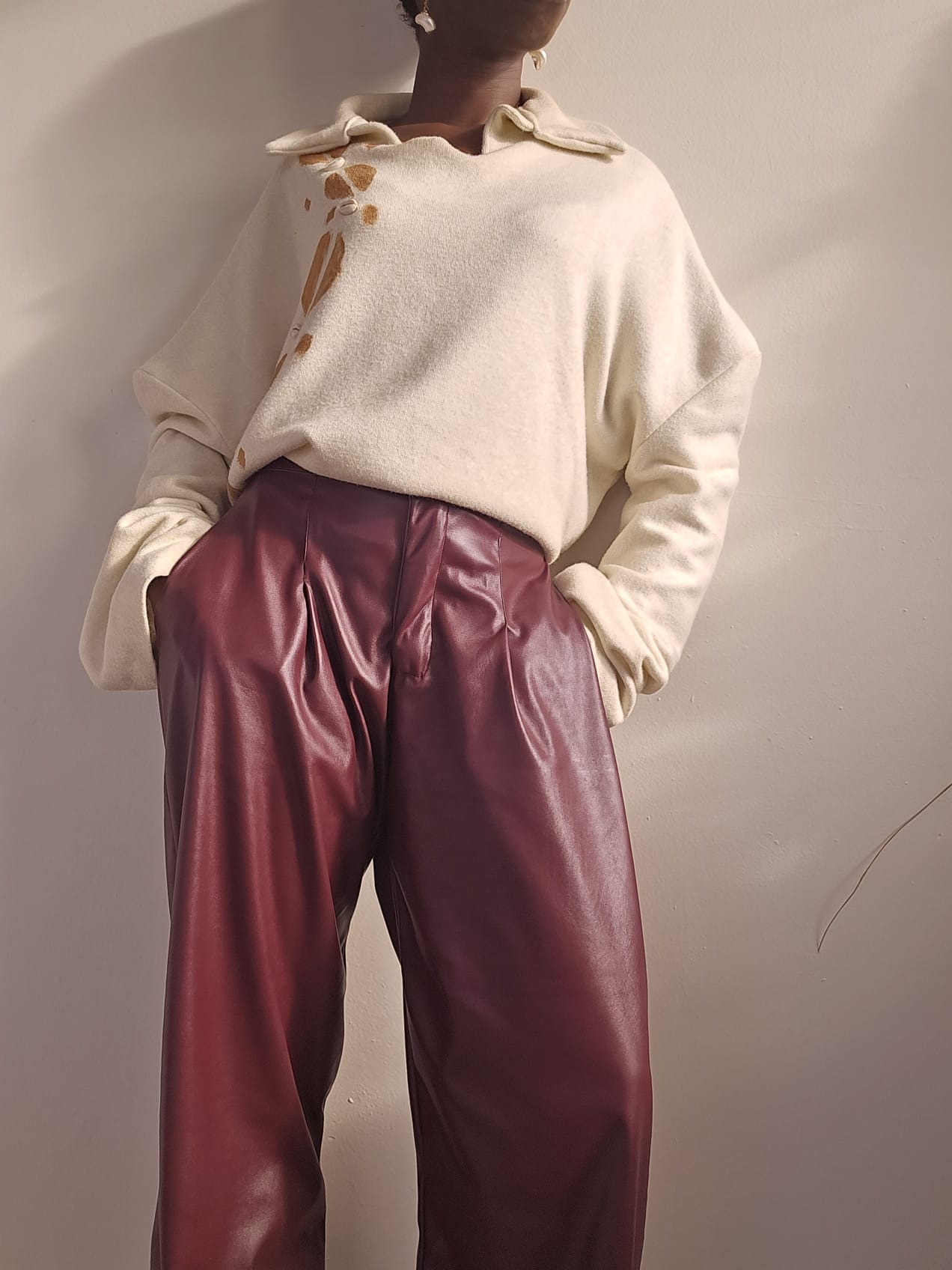Pantalon SIEL3 simili cuir